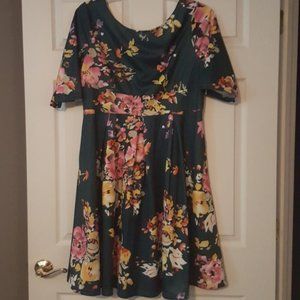 Nemidor  Stunning Floral Dress- Size 18